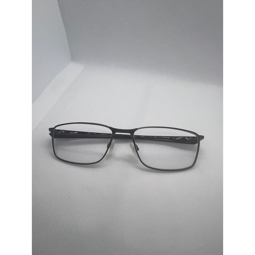 Oakley Socket 5.0 Satin Pewter Eyeglasses OX3217-0255 Frames‎ Rectangular